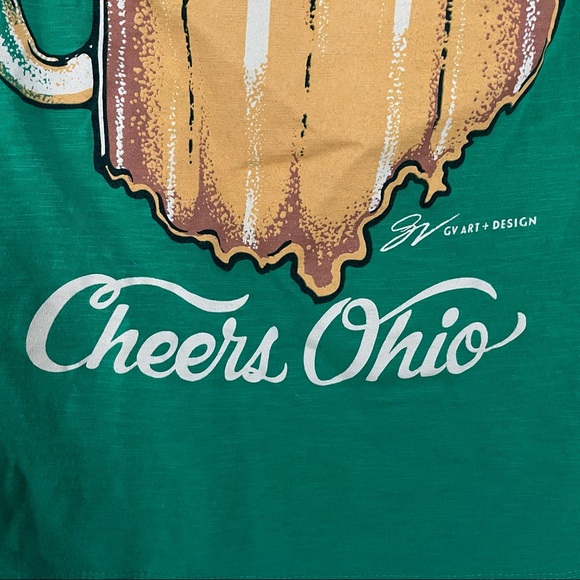 Ohio-themed St. Patrick’s Day tee 🍀 (Women’s M) - Picture 3 of 3
